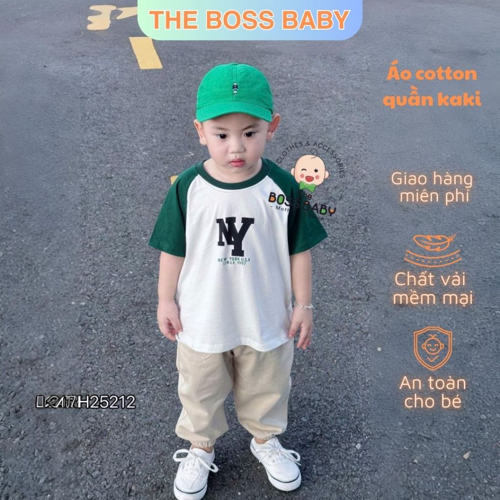 NY ชุดจ็อกเกอร์แขนกุดสีเบจสีน้ําเงิน - เสื้อเชิ้ตผ้าฝ้ายยืด 4 ทิศทางแบบนุ่มและกางเกงสีกากี - แบรนด์ 