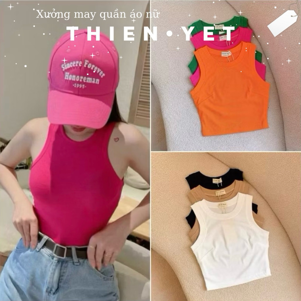 [GOOD] REVERSE BRACKET เสื้อครอปเข้ารูป เสื้อกล้ามผ้าจั๊มยืด ผู้หญิงใส่ไปเที่ยวทะเล - Thien Yet