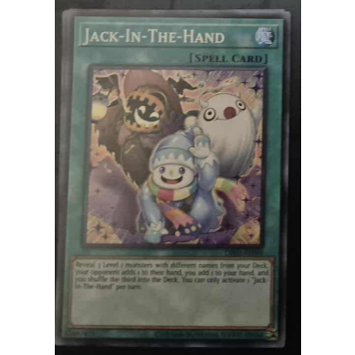 การ์ด Yugioh ของแท้ Jack-In-The-Hand DBJH Super