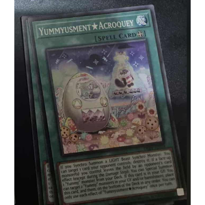 การ์ด Yugioh ของแท้ Yummyusment*Acroquey DBJH Common