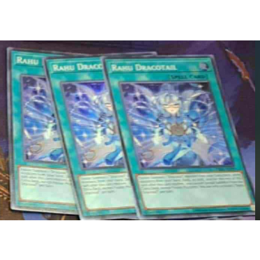 การ์ด Yugioh ของแท้ Rahu Dracotail DBJH Super
