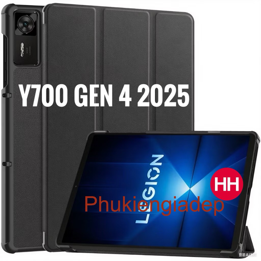 เคสหนัง Lenovo Legion Y700 Gen 4 2025 ด้านหลังแข็ง แม่เหล็กแม่เหล็ก