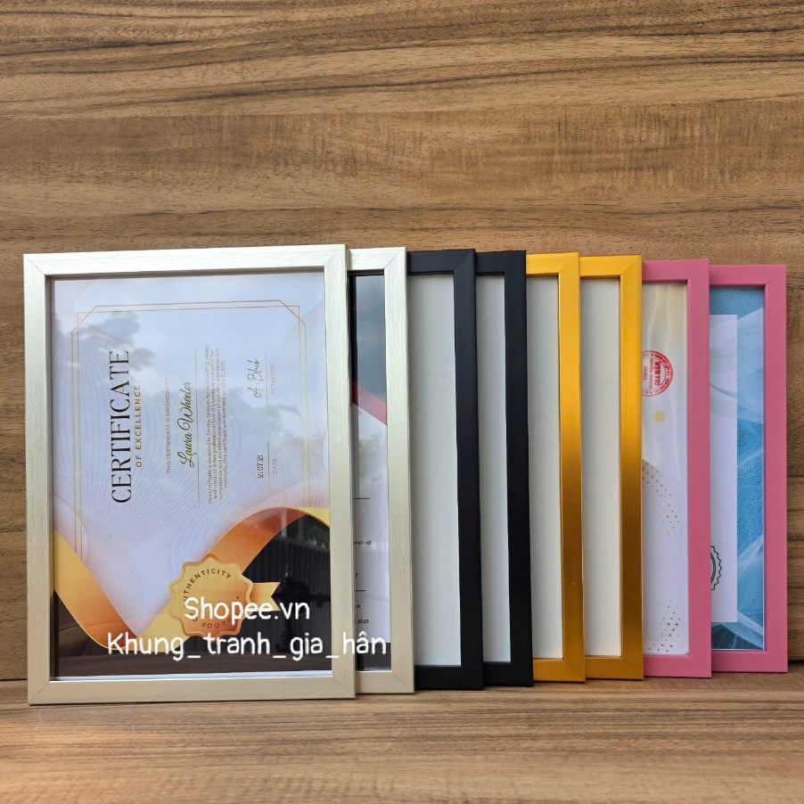 ( CODE 103 ) กรอบใบรับรอง A4( 21X30) 20X30 กรอบรูป กรอบรูป