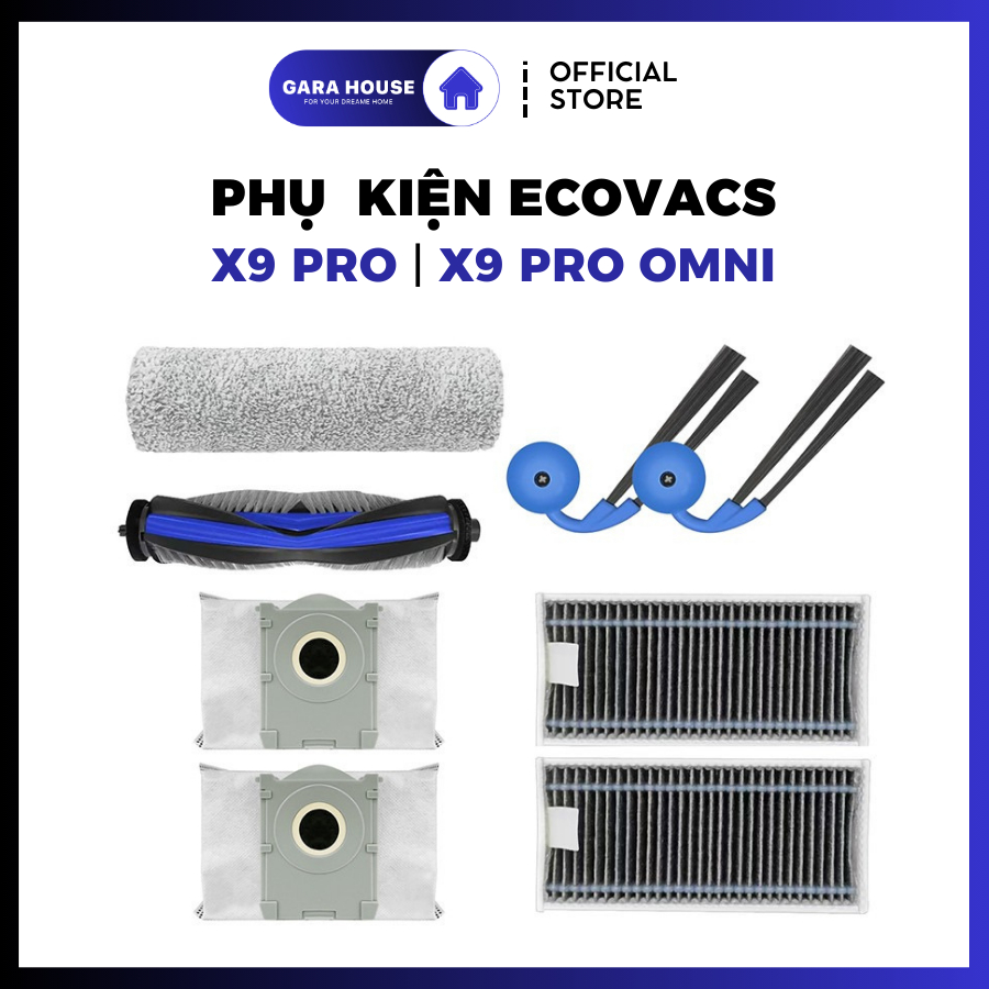 Ecovacs X9 Series X9 Pro X9 Pro Omni Robot อุปกรณ์เสริมเครื่องดูดฝุ่น _ อุปกรณ์เสริมทดแทน