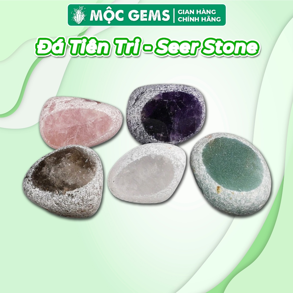 หินไข่ TRI Ema (Ema Egg Stone) Moc Gems ช่วยดึงดูดโชคและพลังงานบวก
