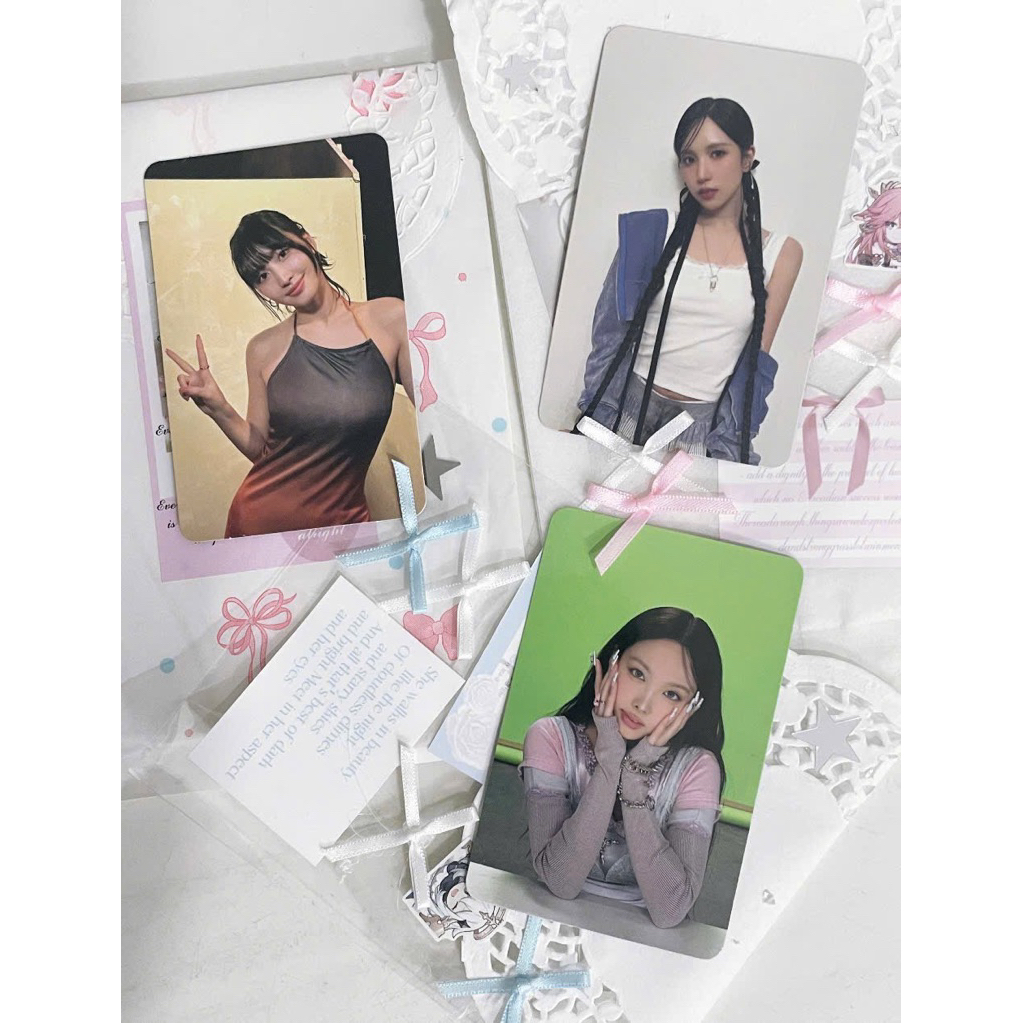 [OFFICIAL]Twice Pre_Card pre ver mem Momo Mina Nayeon withyouth กลยุทธ์ นี่คือของแท้