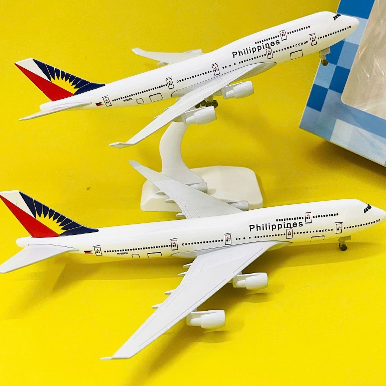 PHILIPPINE AIRLINES BOEING 747 PLANE MODEL 1:400 SCALE SUPER BEAUTIFUL - SUPER QUALITY