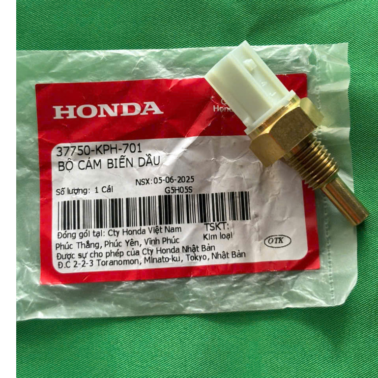 Future Neo 125 Fi เซ็นเซอร์อุณหภูมิน้ํามันรถยนต์ อะไหล่แท้ รหัส 37750KPH701