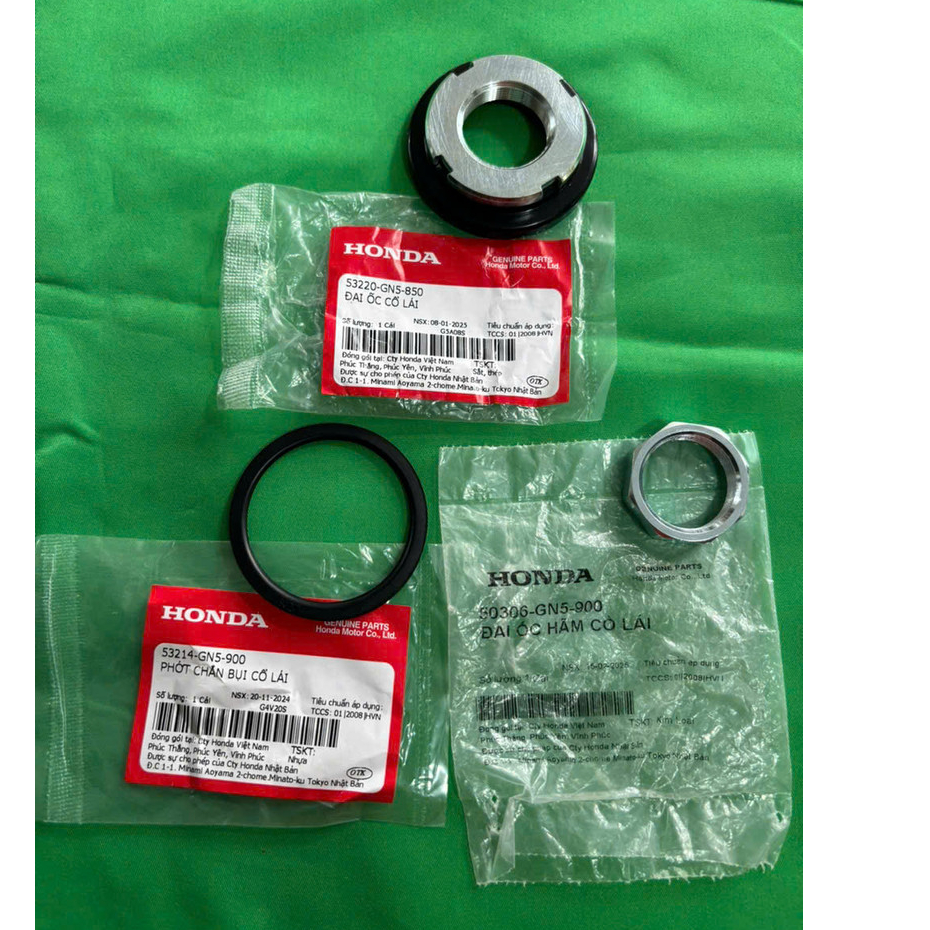 ซีลกันฝุ่นคอพวงมาลัย – รหัส 53214GN5900 น๊อตคอพวงมาลัย – รหัส 53220GN5850 - น๊อตคอพวงมาลัย – รหัส 50