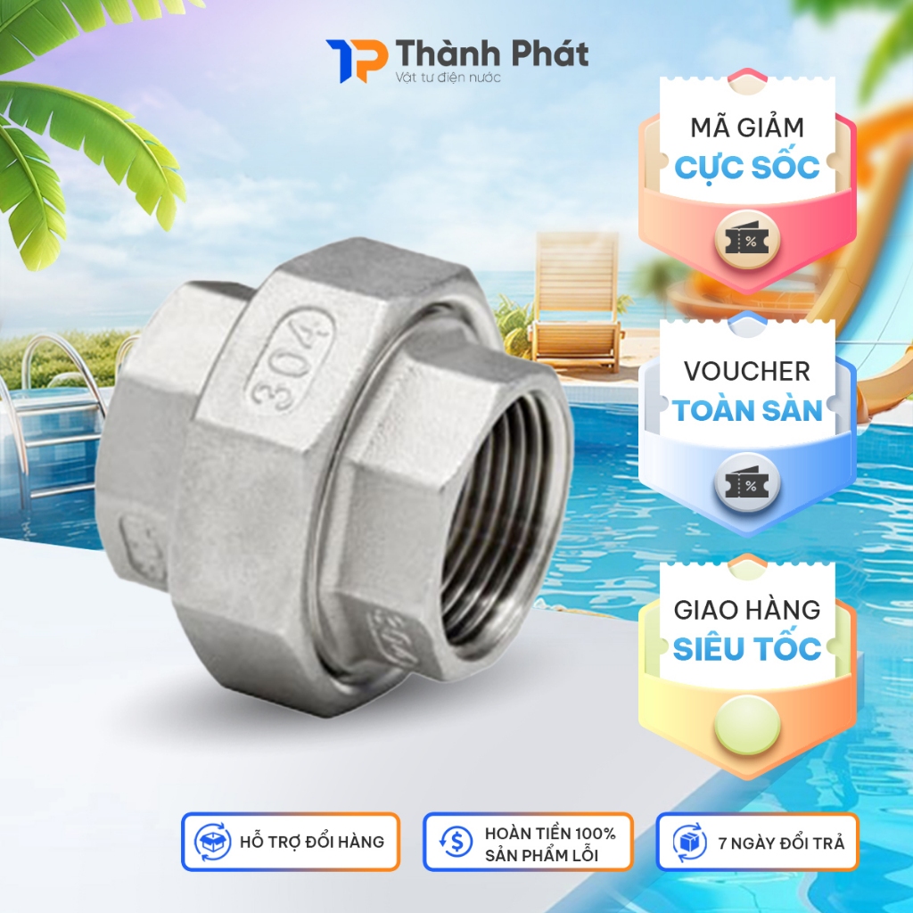 หดน้ําสแตนเลส 304- DN8>DN25