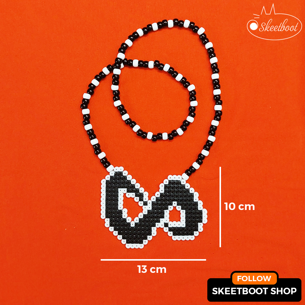 สร้อยคอ Kandi Dj Snake - สร้อยคอ Dj Snake perler - rave edm เทศกาลดนตรีอุปกรณ์เสริม