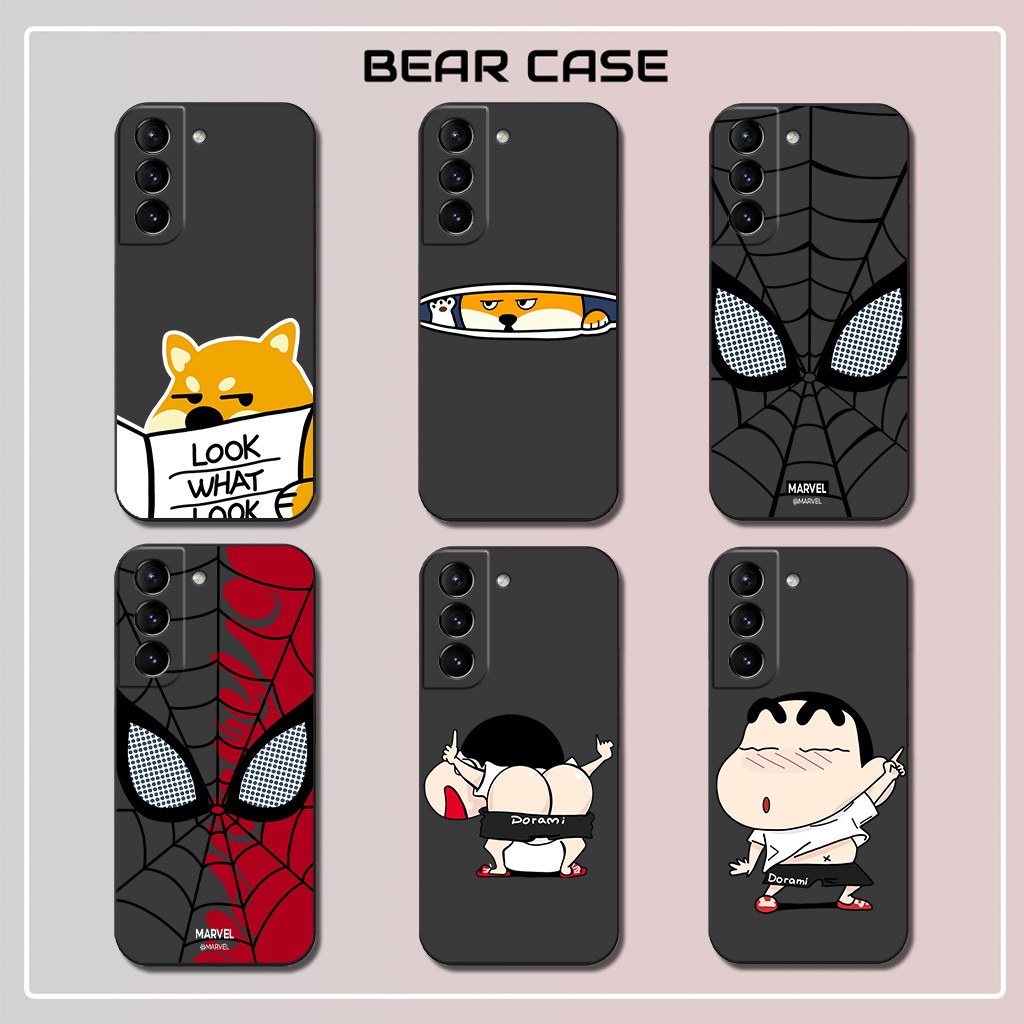 เคส Samsung S21 5G, S21 FE 5G, S21 Plus (S21+), เคส S21 Ultra 5G พิมพ์ลายสไปเดอร์แมน, เด็กชายหน้าการ