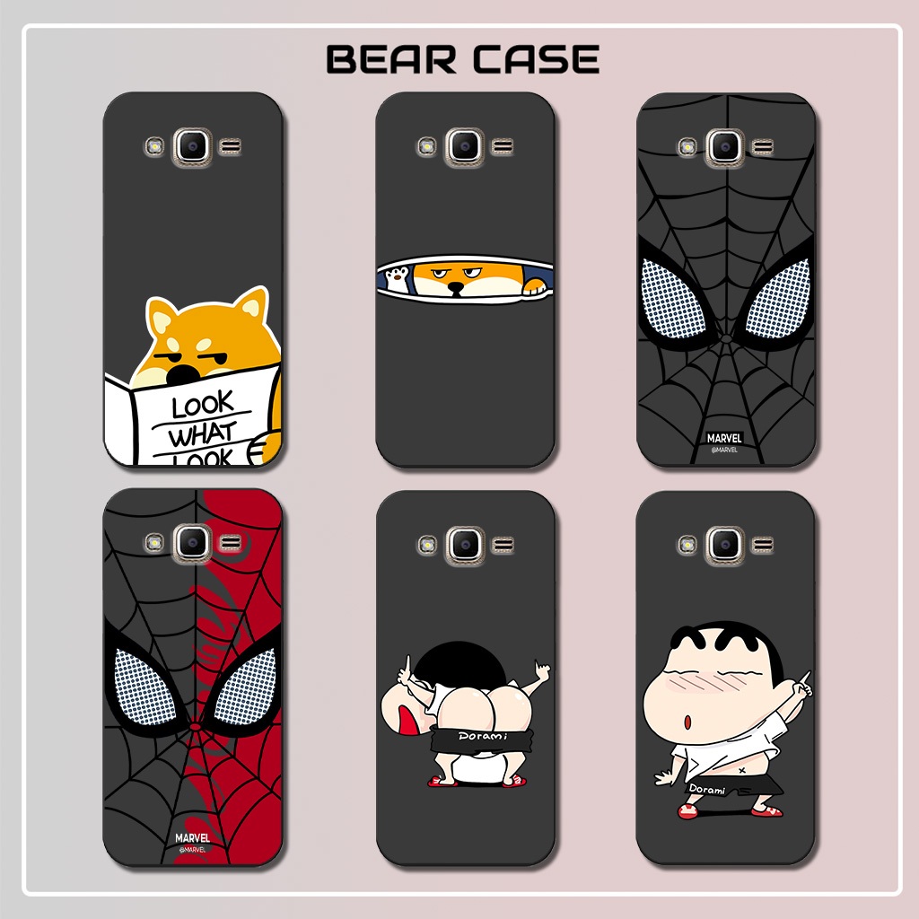 เคส Samsung J2 Prime, J5 2015, J7 2015 พิมพ์ลายสไปเดอร์แมน, เด็กหน้าแข้งการ์ตูนน่ารัก