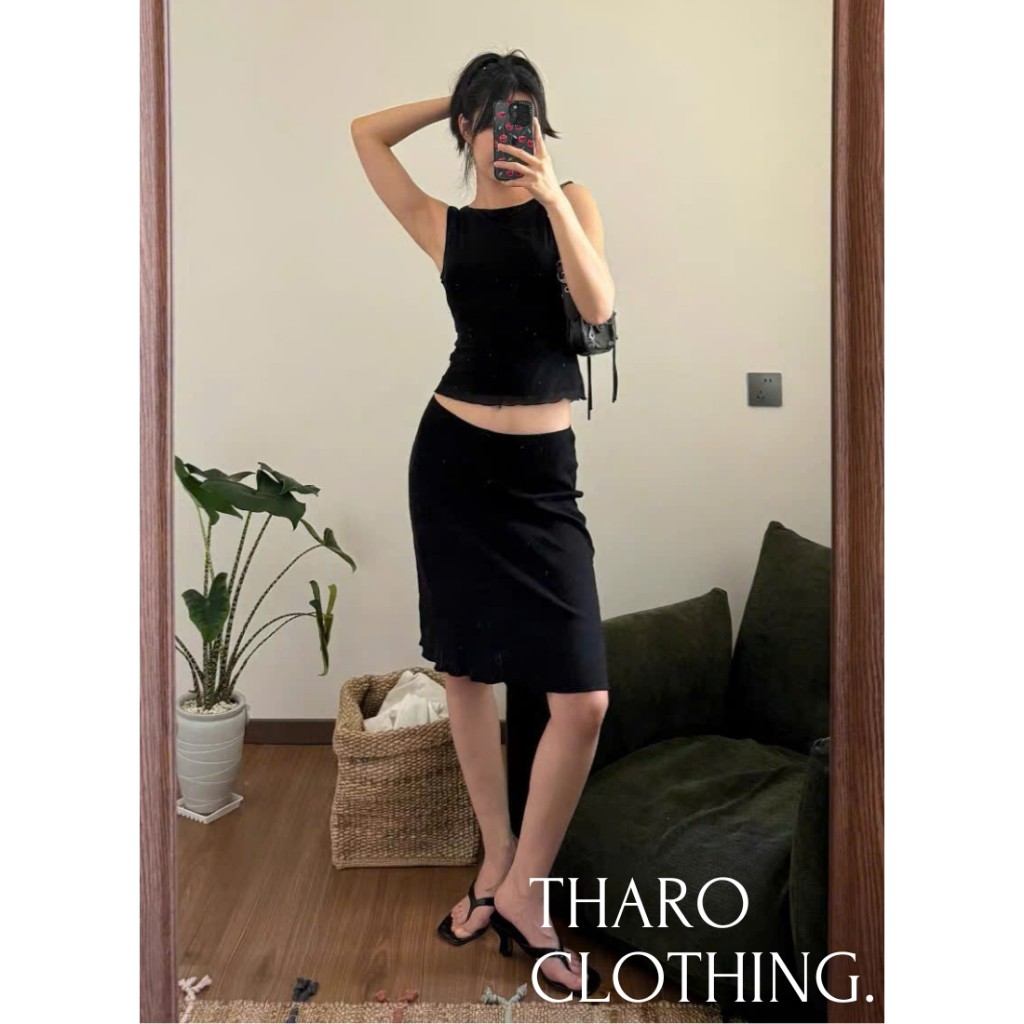 Mezzanine Flared Dress - เสื้อผ้าทาโร [VAY0035]