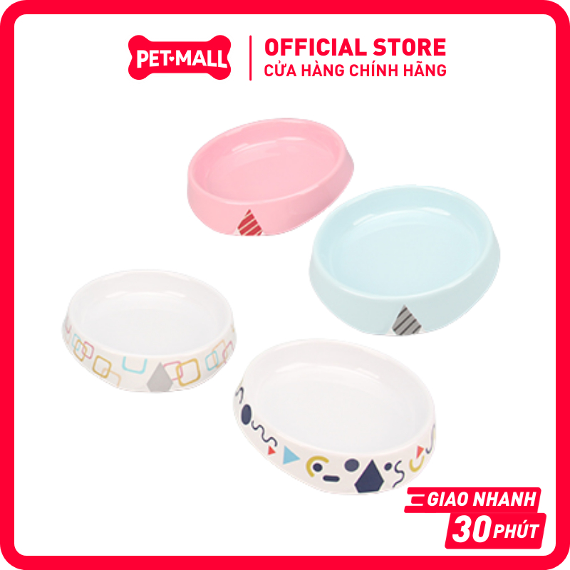 [BO-A150] - SONICE BOBOPETS ชามแมวลายผูก ความจุ 230ml Petmall