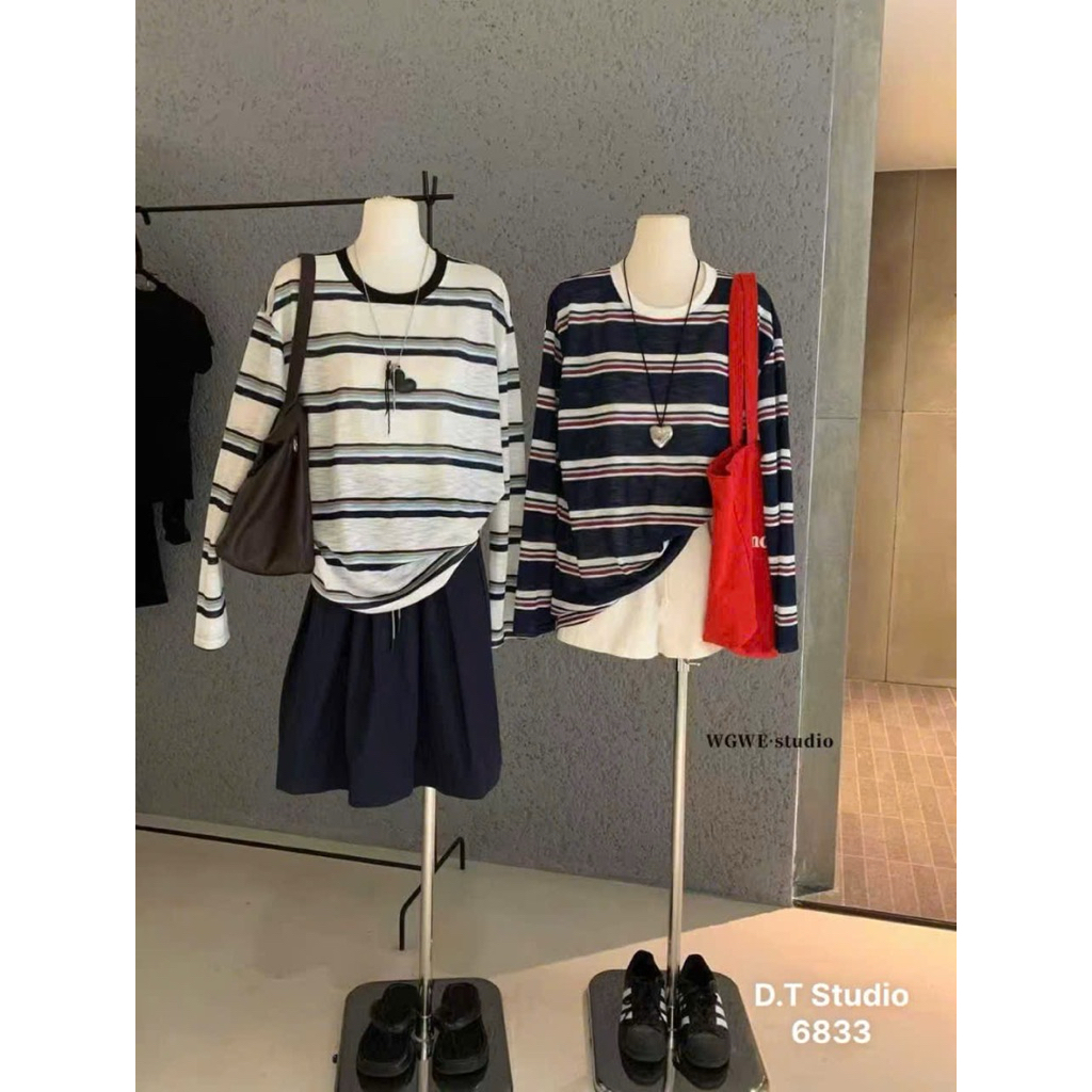 @Ssu.Studio//Wgwe เสื้อยืดกระดาษมีซับในน่ารัก 6833