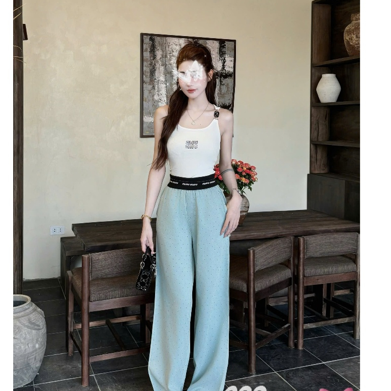MiuMiu Set เสื้อผสมกางเกง High Quality Full Tag