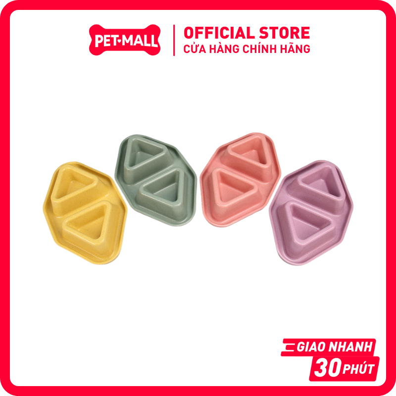 [BO-3170] - ชามคู่กันมด SONICE ทําจากไม้ไผ่สามเหลี่ยมโค้งมน 30x18x6cm Petmall