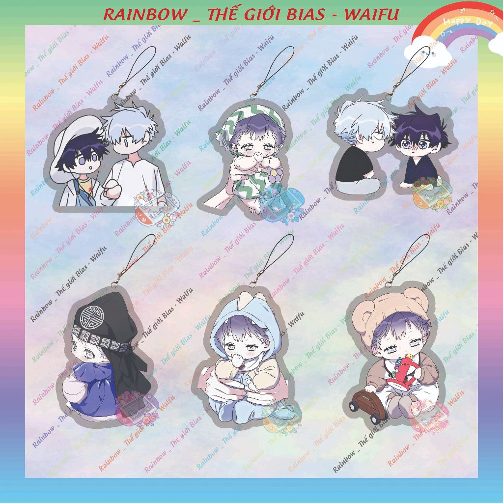 Surge Towards You เชือกคล้องโทรศัพท์ mica popsocket Wave ติดตามคุณ manhwa bl เสน่ห์อะคริลิค