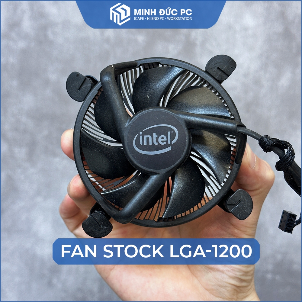 Stock Intel LGA 1200 Fan Heatsink (Gen 10/11) Copper Core - พัดลม CPU ของแท้ - Minh Duc PC