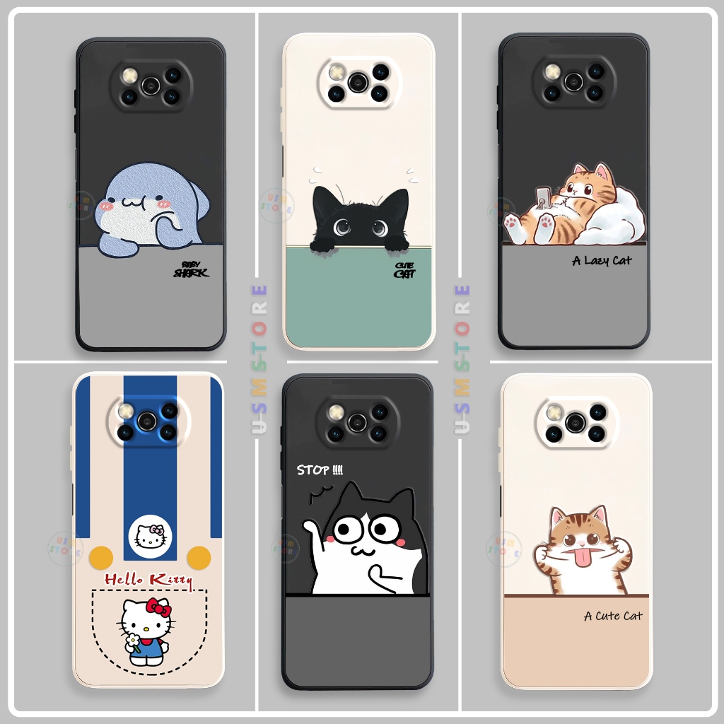 เคส Xiaomi Poco X3/Poco X3 NFC/Poco X3 Pro TPU ยืดหยุ่น น่ารัก