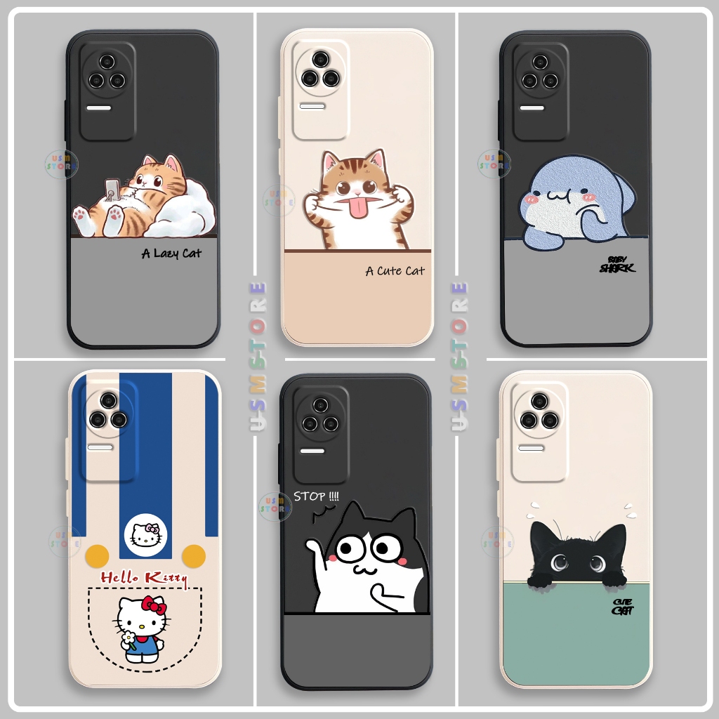 เคส Xiaomi Redmi K40S / Poco F4 5G / K50 5G / K50 Pro, TPU ยืดหยุ่น, น่ารัก