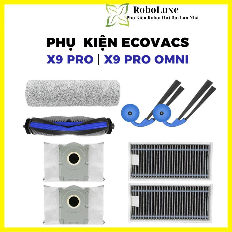 Ecovacs X9 Series X9 Pro X9 Pro Omni Robot อุปกรณ์เสริมเครื่องดูดฝุ่น _ อุปกรณ์เสริมทดแทน