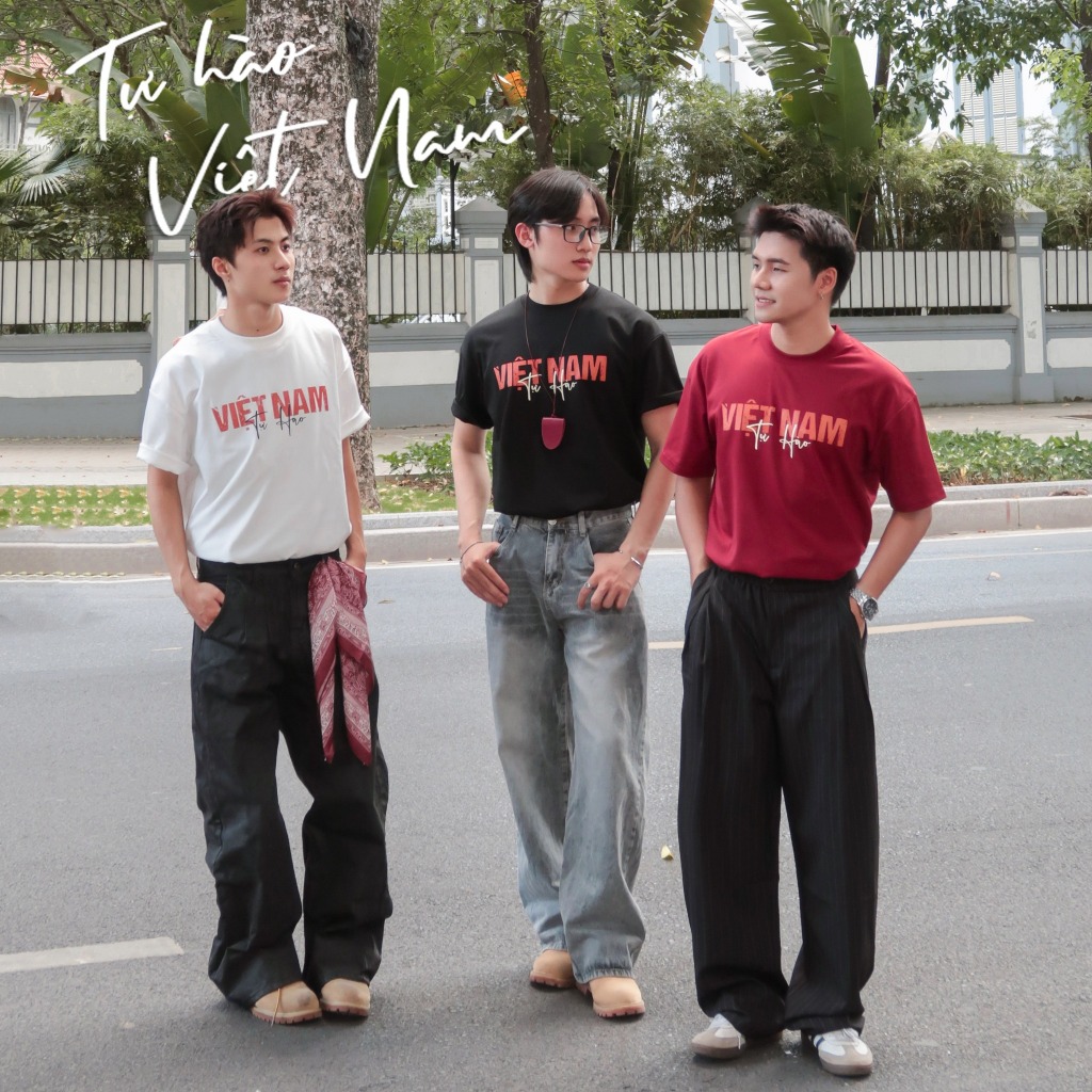 [100% Cotton] Proud Vietnam เสื้อยืด Unisex ลาย Scratched ผ้าคอตตอนคุณภาพสูง ไม่รuffling ไม่ยืด_AT18