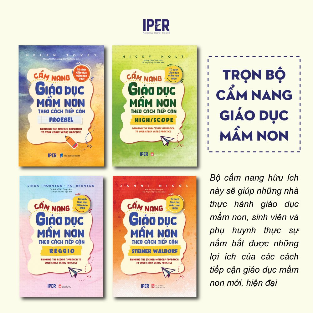 Steiner Waldorf, High/Scope, Reggio, Froebel Preschool Education Handbook Combo (4 เล่ม)