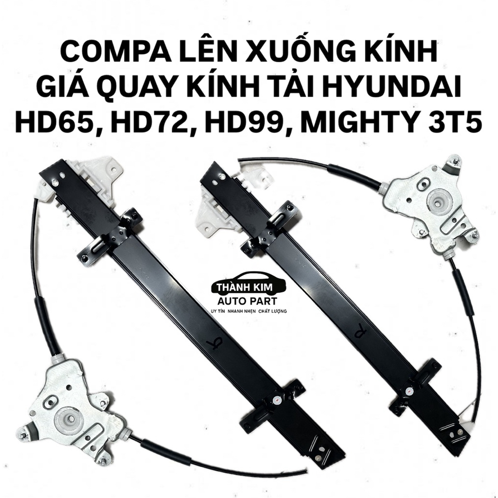 GLASSES UP AND DOWN COMPA SET/ LOADING GLASSES RACK สําหรับ HYUNDAI HD65, HD72, HD78, HD99, MIGHTY 2