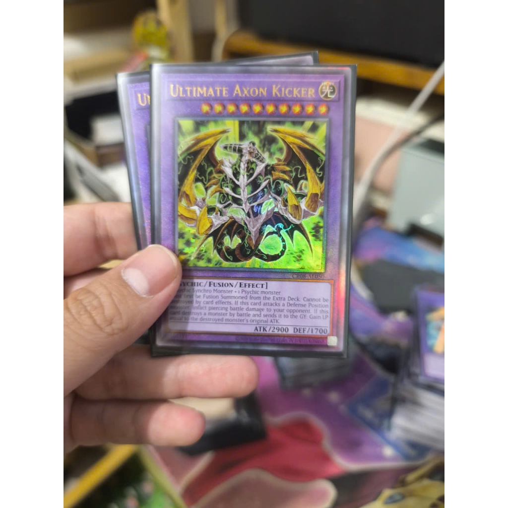 [Yugioh Funny Shop] การ์ด 1 ใบ CR08-AE050 Ultimate Axon Kicker (UL)