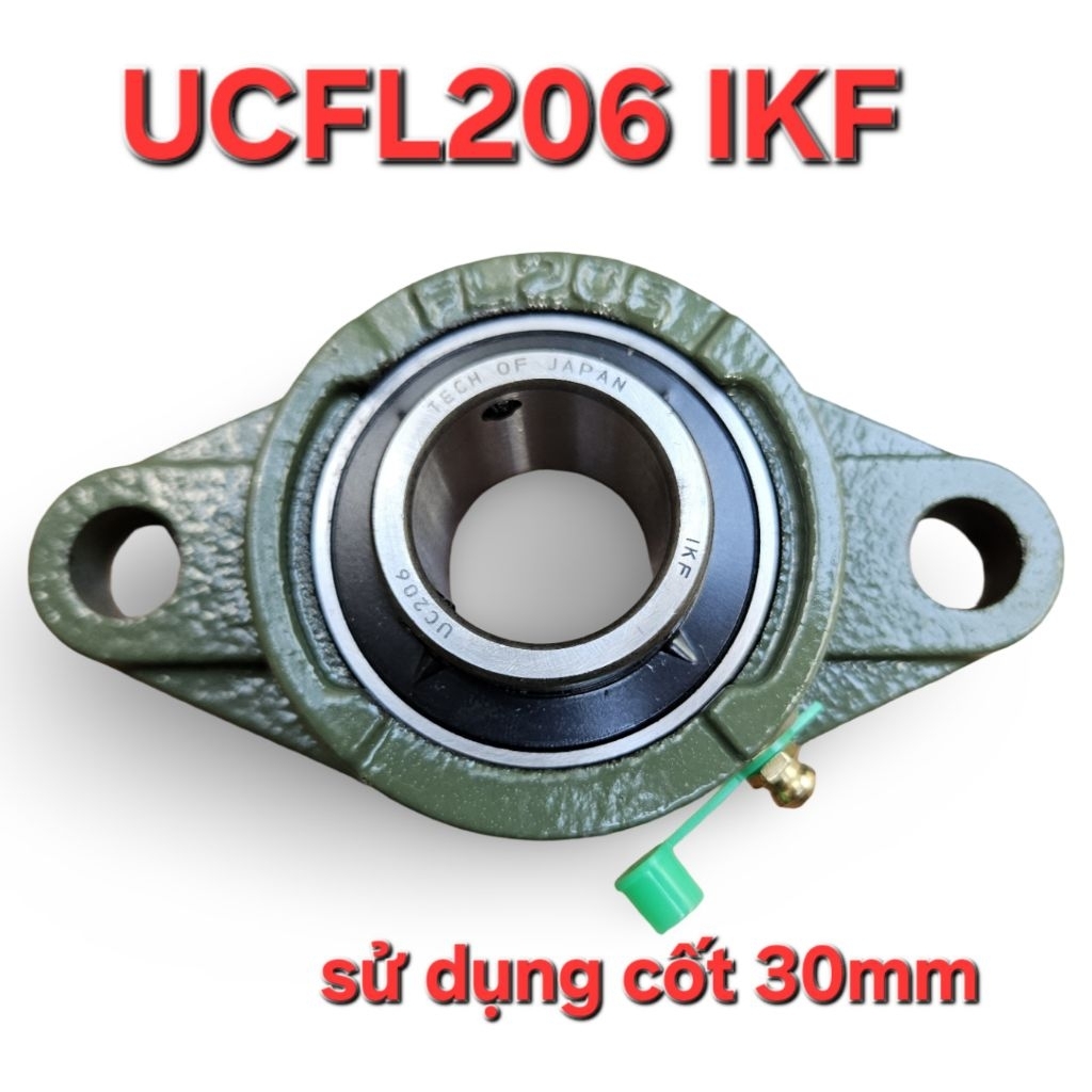 UCFL206 IKF ตลับแบริ่ง (แกน 30 มม.)