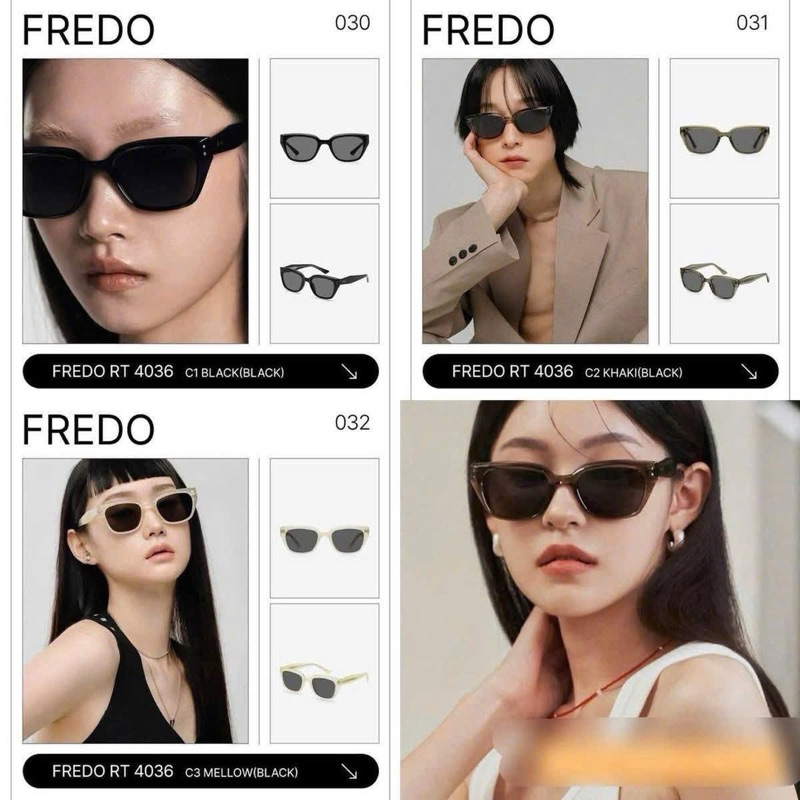 Rieti Fredo แว่นสายตาเกาหลี Unisex fullbox