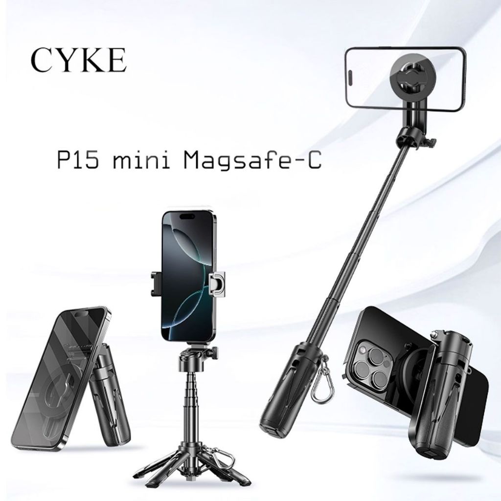 CYKE P15 Mini Magsafe-C ที่จับโทรศัพท์ขนาดเล็กขนาดกะทัดรัด น้ําหนักเบา มัลติฟังก์ชั่นพร้อม Magsafe แ