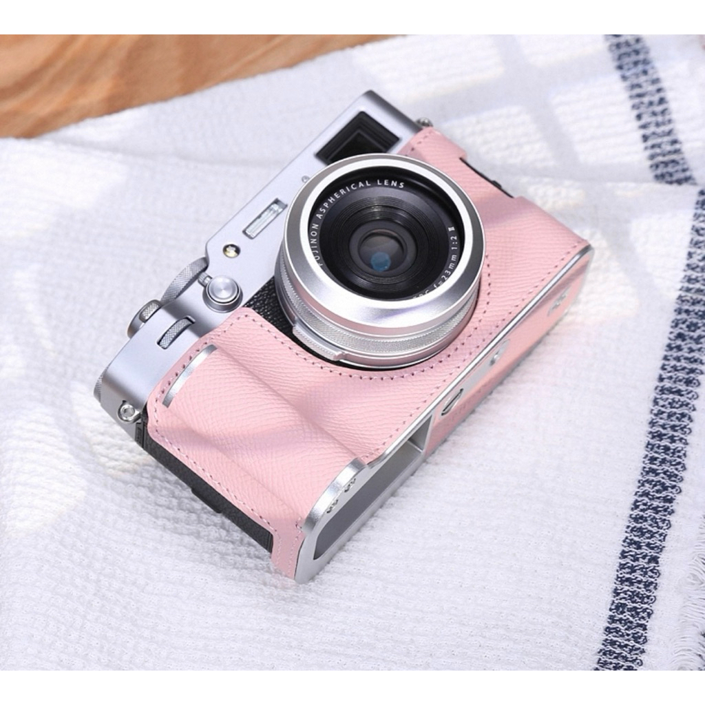 [พร้อมส่ง] CASE - FUJI LEATHER CASE series X100VI /Xs20/ XT10-XT20-XT30-XT30II/ XM5/XT50/XE5 สีชมพู 