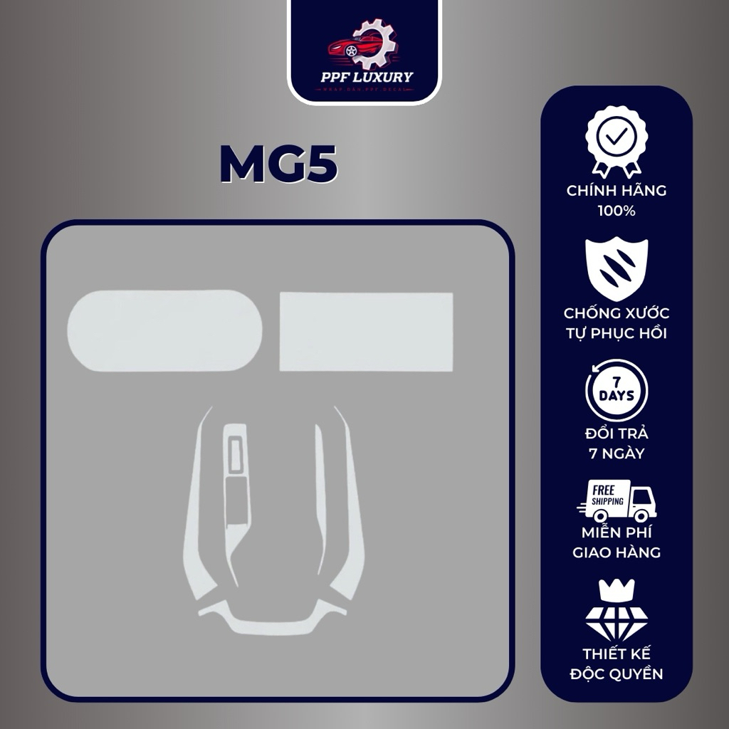 MG5: ฟิล์มกันรอย PPF TPU รักษาตัวเอง รักษารอยขีดข่วนเก่าได้อย่างมีประสิทธิภาพ - การป้องกันภายใน - PP
