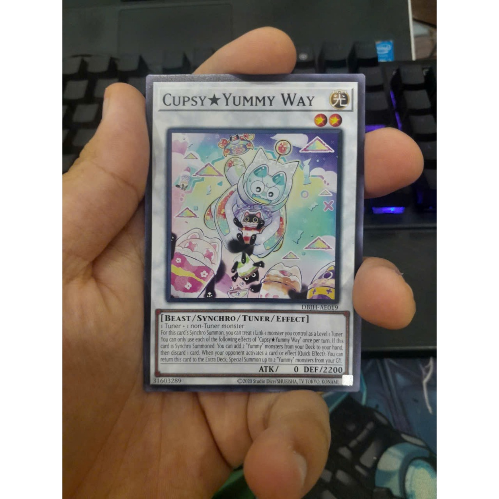 [ 20250815 ] การ์ด Yugioh DBJH-AE019 Cupsy Yummy Way