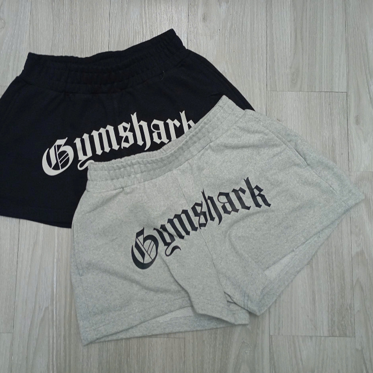 กางเกง GymShark ผู้หญิง Gothic ขาปู เท่สําหรับยิม