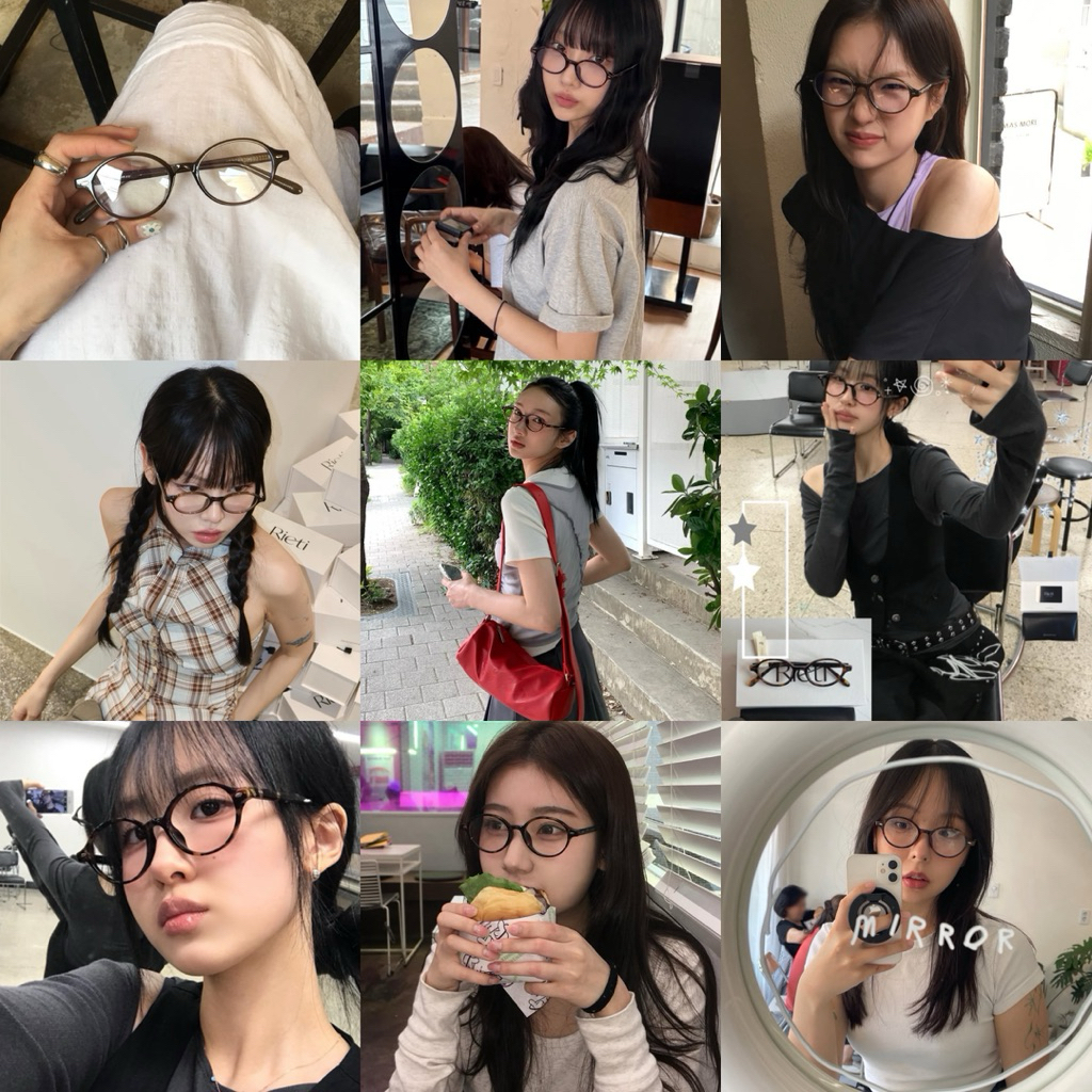 Rieti Anna แว่นตาเกาหลีแบรนด์ท้องถิ่น