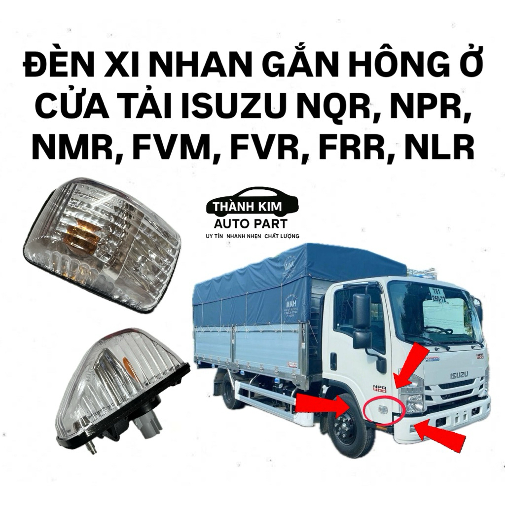 ISUZU NQR, NPR, NMR, FVM, FVR, FRR ไฟเลี้ยวประตู 3 บัญชีเป็น 5 การก่อสร้าง