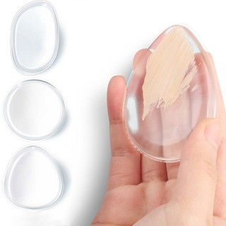 ❤️Love❤️Bông mút trang điểm silicon 100% cho kem nền dạng lỏng, trong suốt và không dính - bông phấn hình giọt nước