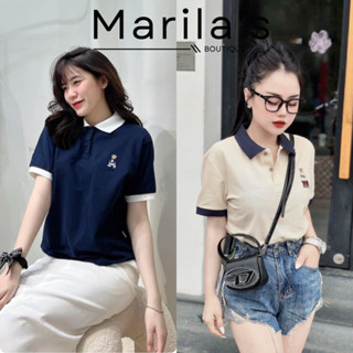 เสื้อโปโลผู้หญิง มาริลา'ส เสื้อยืดคอปกผู้หญิงเนื้อผ้านิ่มโปร…