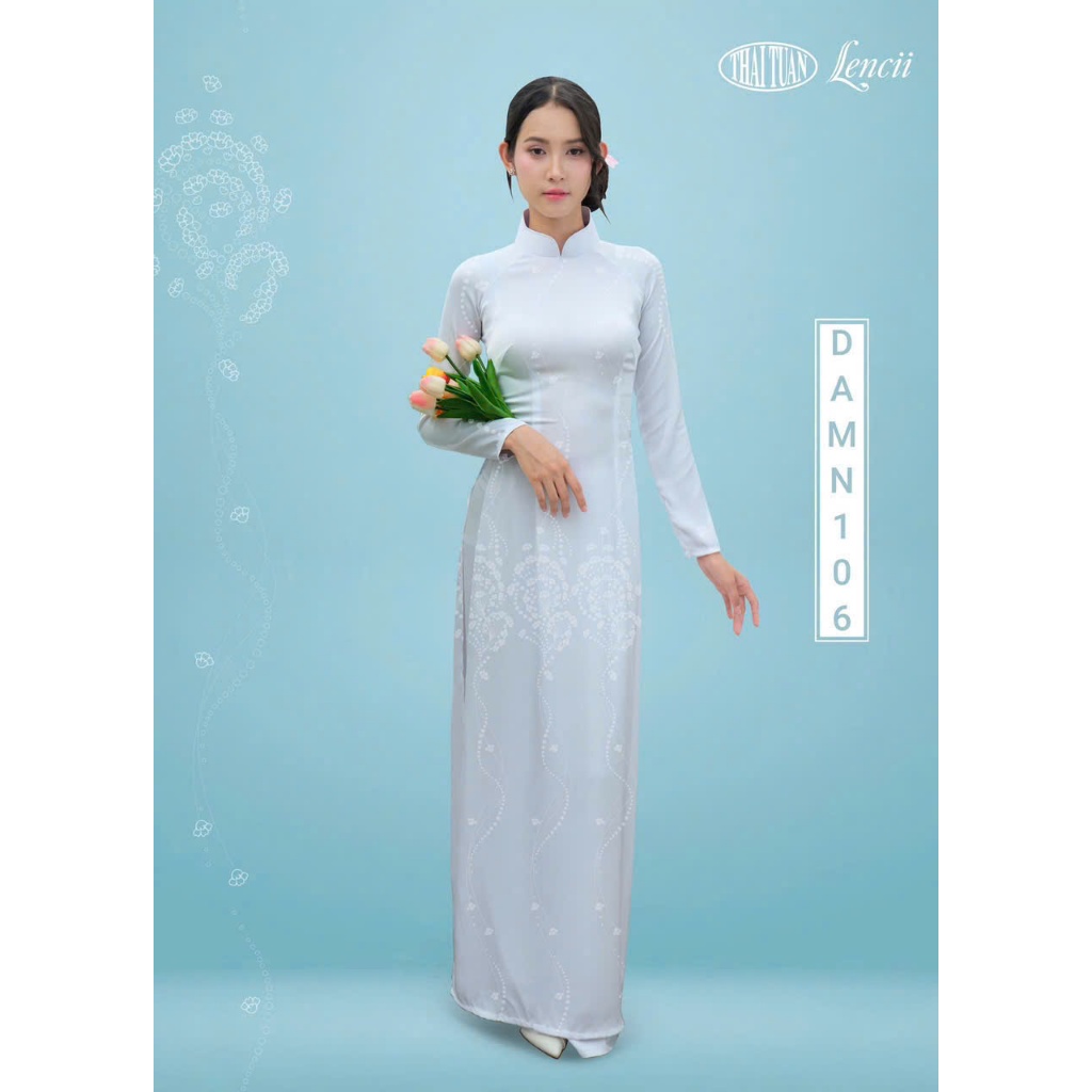 [ไทยต้วน] ผ้าสําหรับตัดเย็บนักเรียน Ao Dai 2m2 Size 1M2