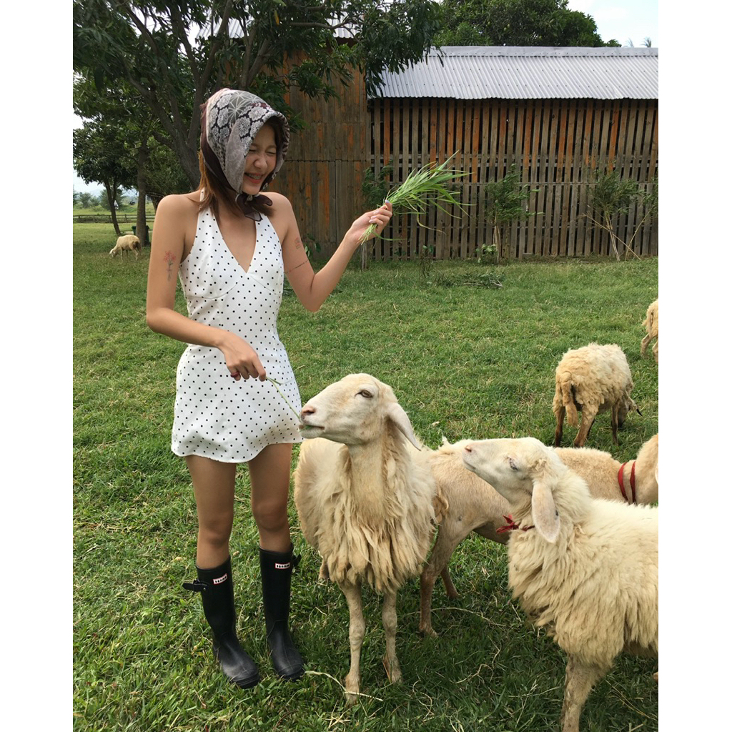 เดรสสายเดี่ยวบอล - Aufra studio