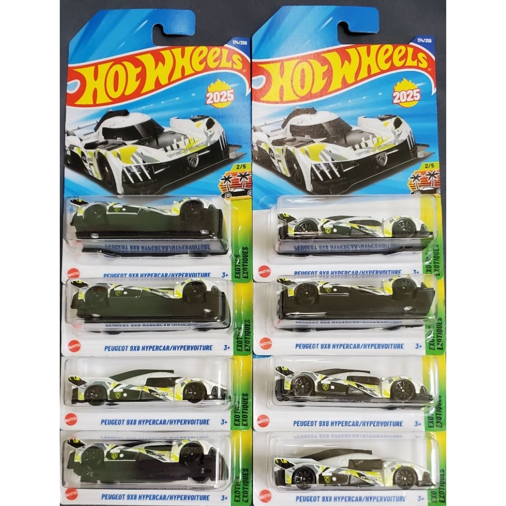 Hot Wheels Peugeot 9X8 Hypercar/Hypervolture ของแท้ US Model Car (การ์ดปกติ)