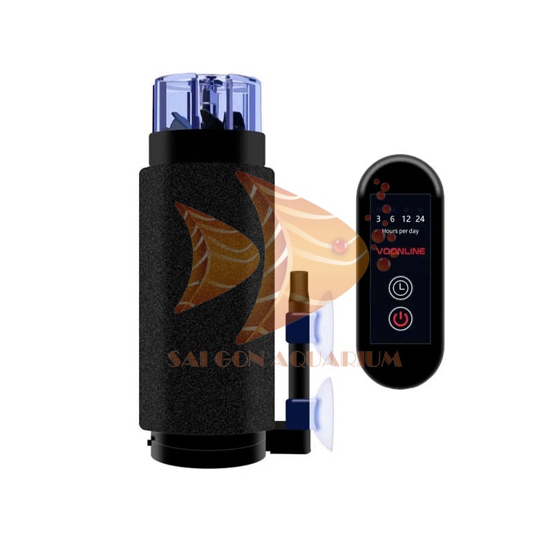 OXY VOONLINE 3 IN 1 UV LIGHT TIMER พร้อมแผ่นกรองหน้าจอแบบรวม, เครื่องเป่าลมออกซิเจน, ALGAE KILLER AQ