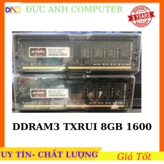NO Sink RAM TXRUI 8Gb DDR3 Bus 1600Mhz ใหม่