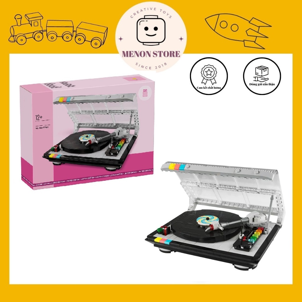 ประกอบของเล่น 10649 40699 เครื่องเล่นบันทึกย้อนยุค - ปริศนาอัจฉริยะ