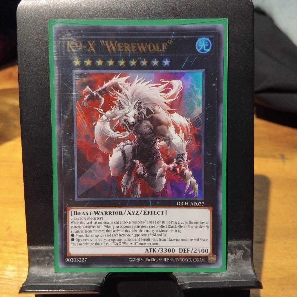 [ การ์ด Yugioh ของแท้ ] DBJH-AE037 K9-X "Werewolf" - Ultra Rare