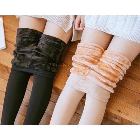 FUR-LINED TIGHTS WITH FULL HEELS TO KEEP WARM SUPER GOOD สําหรับ WINTER 2025